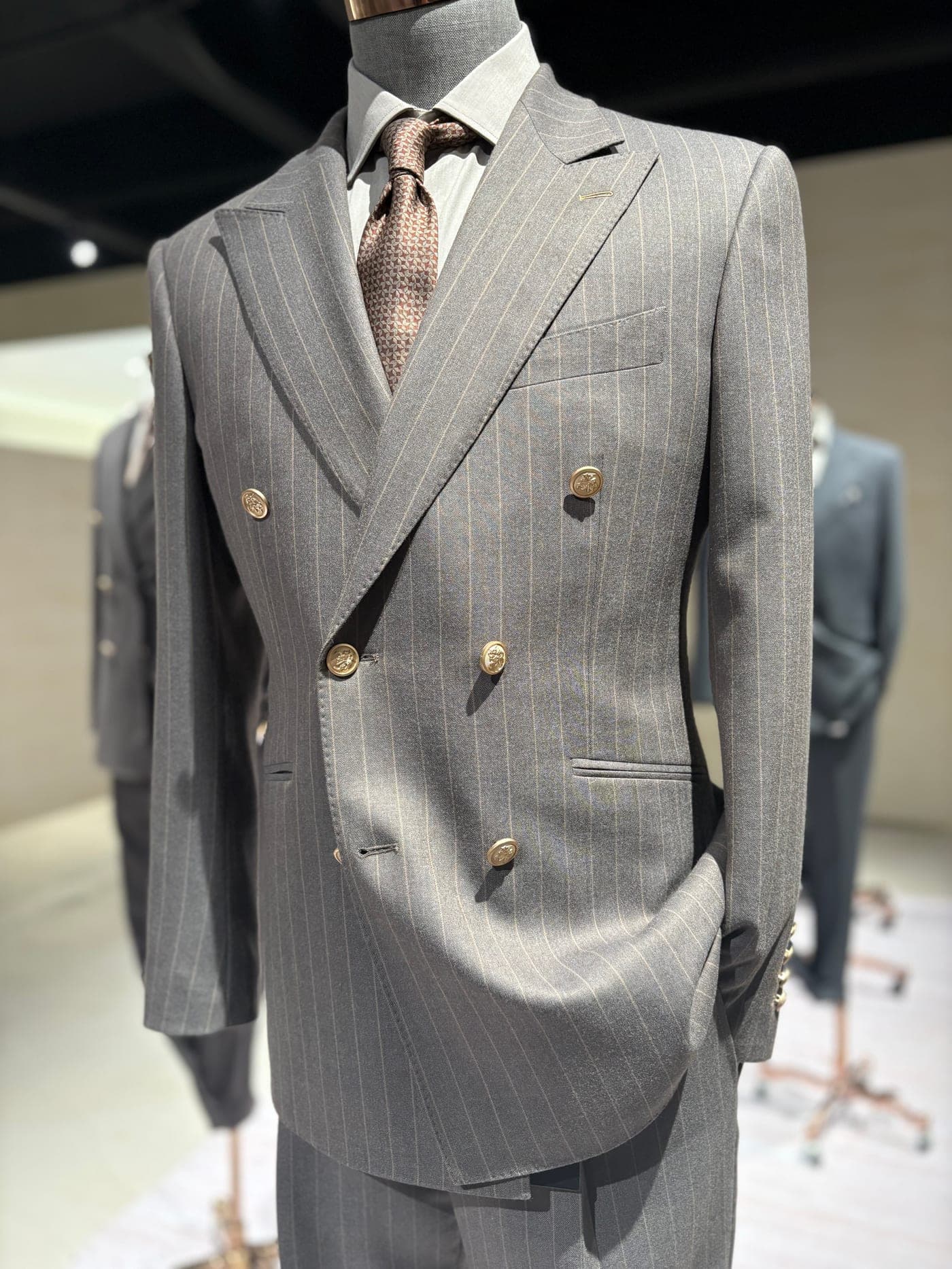 High-end in-stock suiting selection