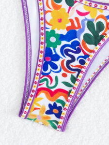 Sexy women's multi-color bikini swimsuit set - Image 7