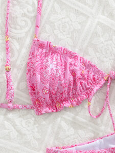 Sexy women's drawstring bikini set - Image 6