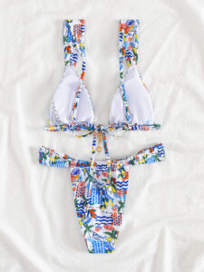 Sexy women's split swimsuit bikini set - Image 5