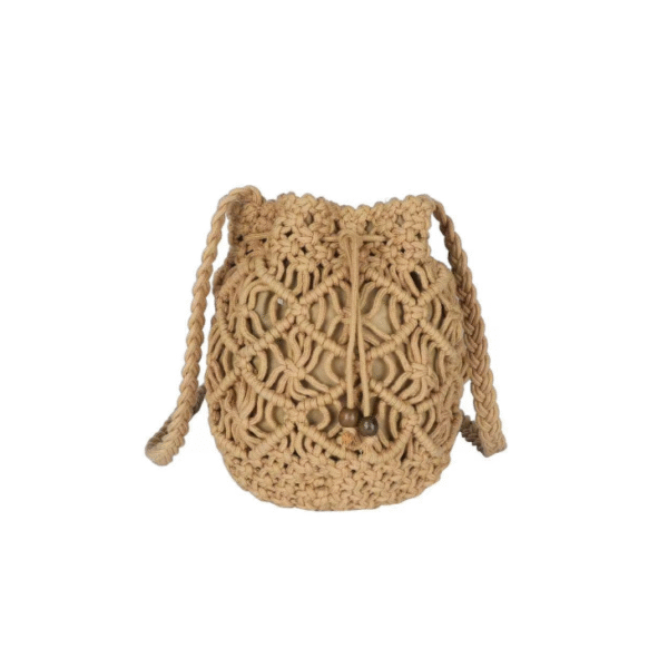 Cotton tote bag summer crochet shoulder bag - Image 3