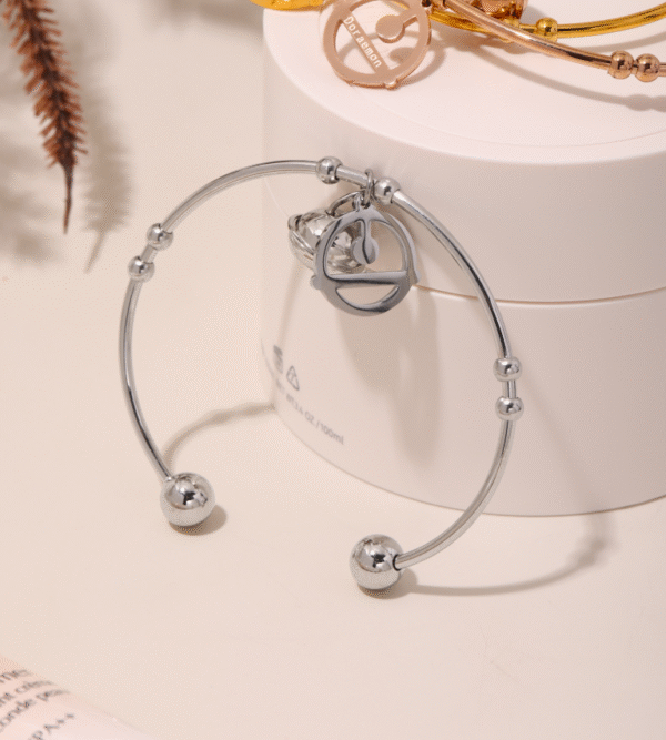 Titanium steel open bracelet creative Doraemon bell bracelet - Image 6