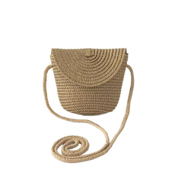 Straw bag cute lightweight crossbody shoulder bag - Image 4