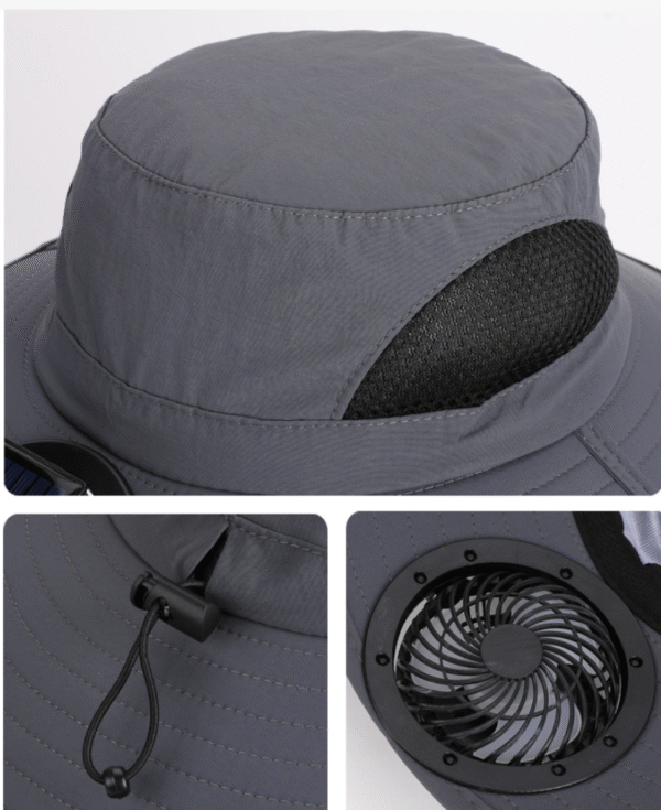 Outdoor climbing fishing solar sun hat - Image 12