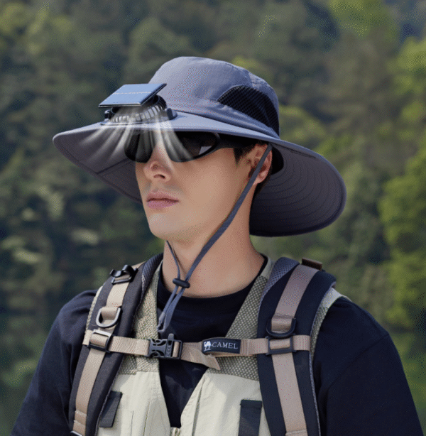 Outdoor climbing fishing solar sun hat - Image 2