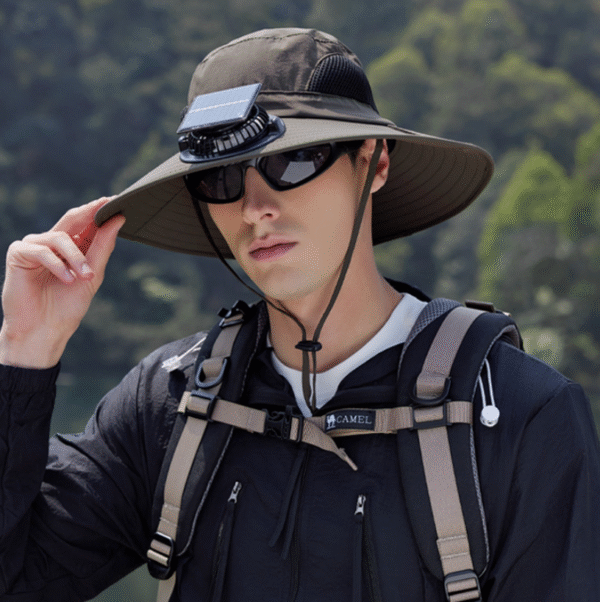 Outdoor climbing fishing solar sun hat - Image 3