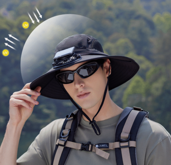 Outdoor climbing fishing solar sun hat