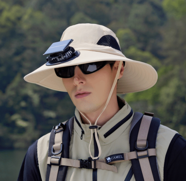 Outdoor climbing fishing solar sun hat - Image 5
