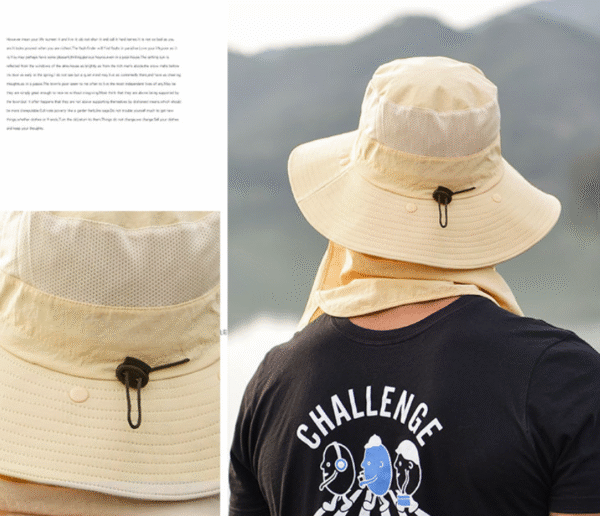 Unisex quick-drying sun hat fishing breathable sun hat - Image 10