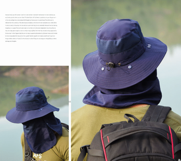 Unisex quick-drying sun hat fishing breathable sun hat - Image 11