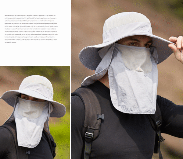 Unisex quick-drying sun hat fishing breathable sun hat - Image 6