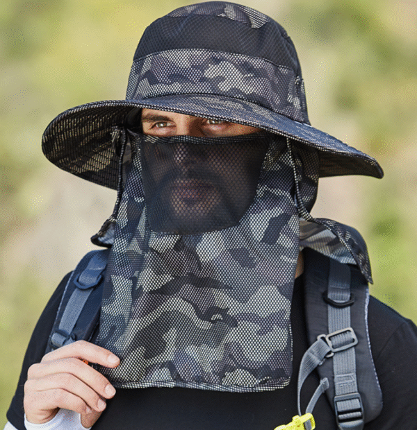 Men's fishing hat camouflage sun hat bucket hat - Image 5