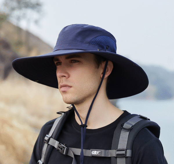 Large Brim Sunshade Outdoor Hat Mountaineering Breathable Sun Hat - Image 3