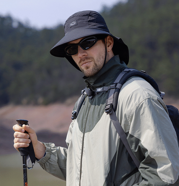 Shawl fisherman hat mountaineering fishing quick-drying breathable sun hat - Image 2