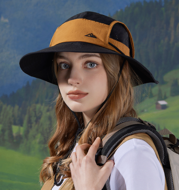 Quick-drying waterproof mountaineering sun hat