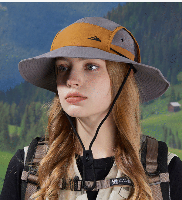 Quick-drying waterproof mountaineering sun hat - Image 4