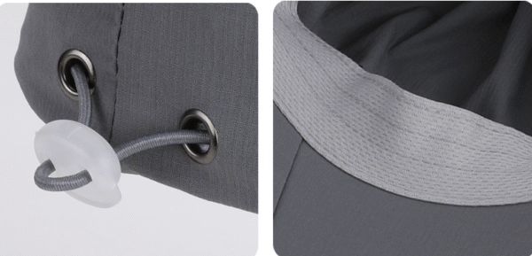 Summer outdoor breathable hollow hat can be tied into a ponytail - Image 12