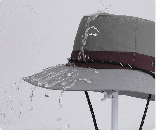 Drawstring sunscreen quick-drying waterproof bucket hat - Image 6