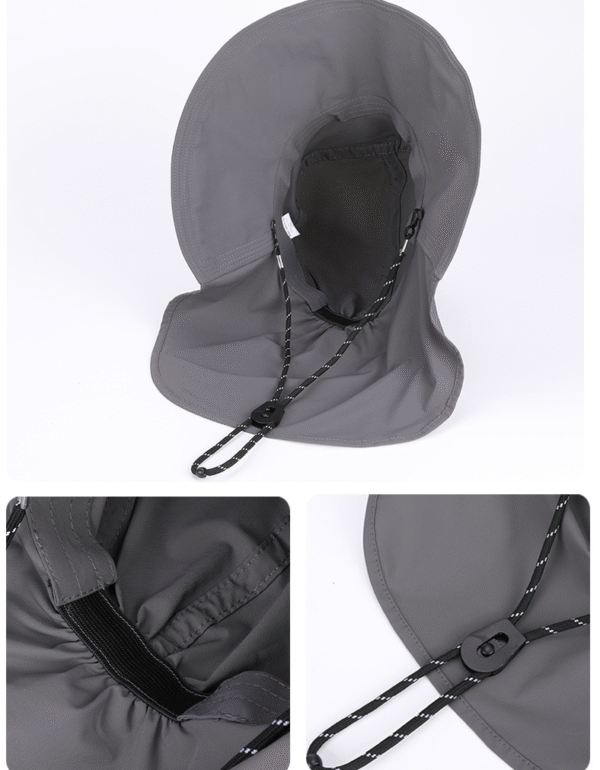 Women's outdoor cycling and mountaineering shawl neck sun hat - Image 9