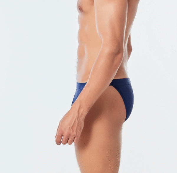 Men's metal side buckle swim trunks triangle swimsuit - Image 4