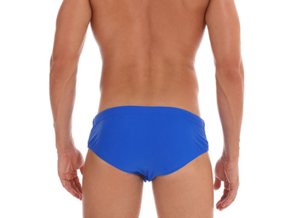 Men's sexy solid color swimming trunks - Image 2