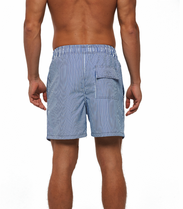 Men's shorts printed loose casual seaside surf striped beach pants - Image 2
