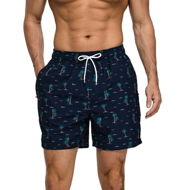 Men’s quick-drying double-layer swimming trunks