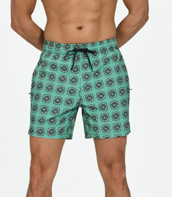 Men’s quick-drying double-layer swimming trunks