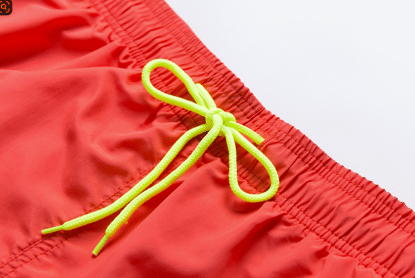 Men's solid color drawstring quick dry beach shorts - Image 8
