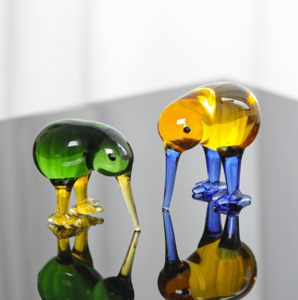 Crystal Birds Figurines Glass Bird Desktop Ornaments Hand Blown Glass Art Crafts